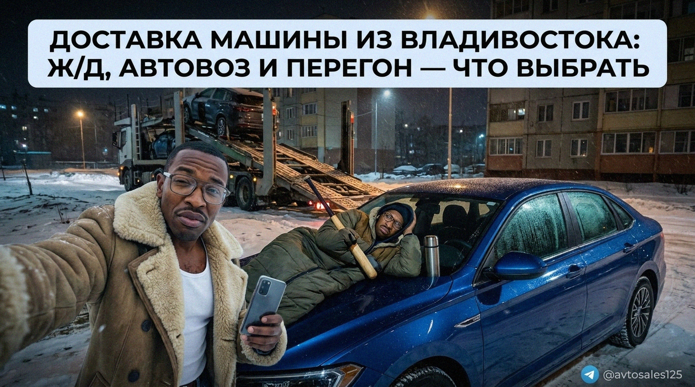 Варианты доставки автомобиля из Владивостока: железная дорога, автовоз и самостоятельный перегон