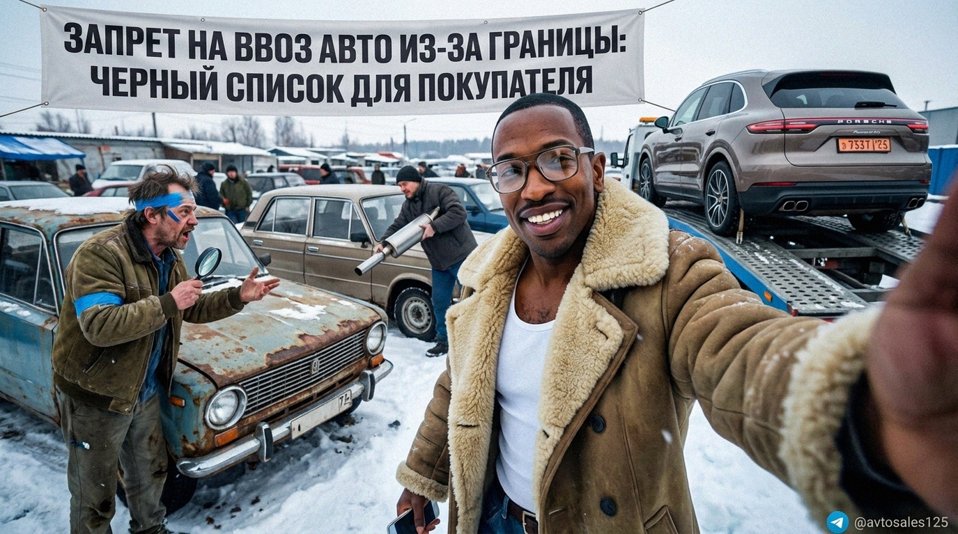 Черный список автомобилей при запрете на ввоз из-за рубежа для покупателей