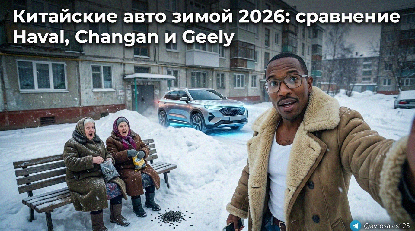 Сравнение китайских автомобилей Haval, Changan и Geely зимой 2026 года