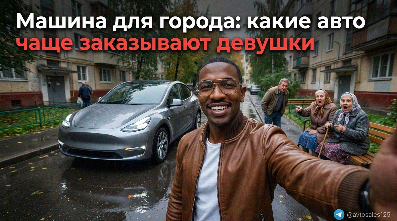 Девушка за рулем современного компактного городского автомобиля