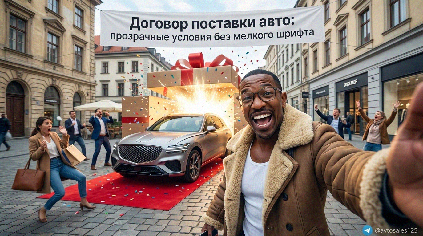 Договор поставки автомобиля с прозрачными условиями и без мелкого шрифта