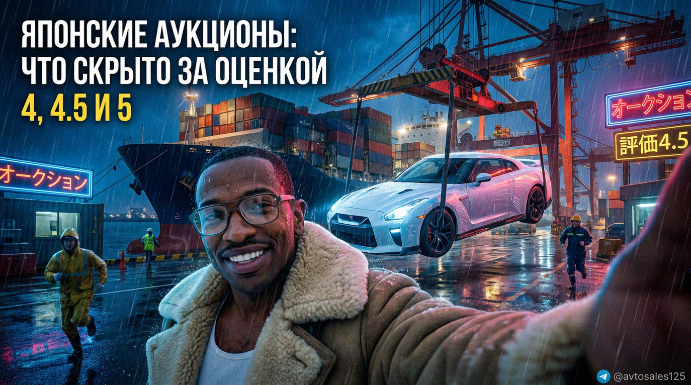 Расшифровка японских аукционных оценок 4, 4.5 и 5 для автомобилей