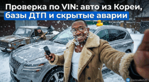 Проверка автомобиля из Кореи по VIN на ДТП и скрытые аварии