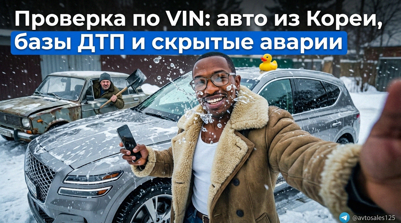 Проверка автомобиля из Кореи по VIN на ДТП и скрытые аварии