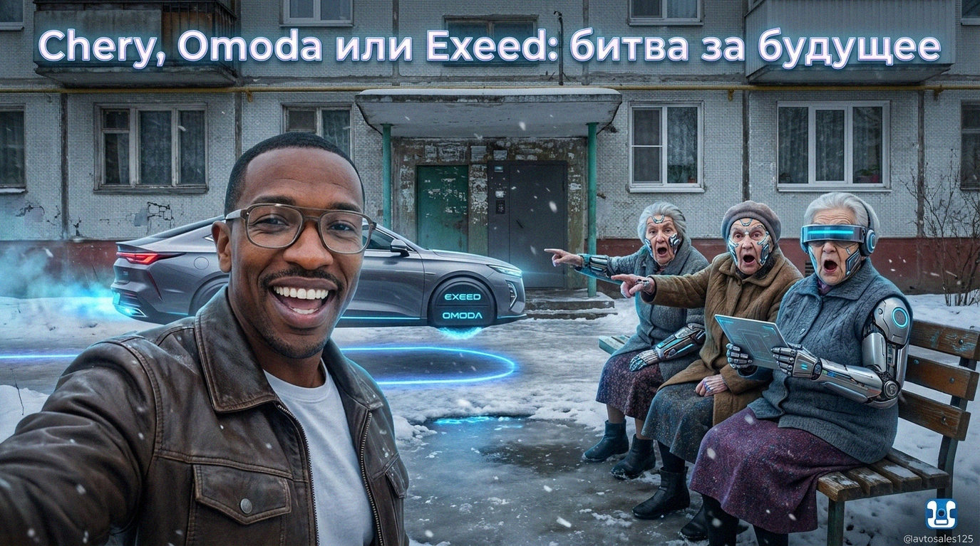 Сравнение автомобилей брендов Chery, Omoda и Exeed одного китайского концерна