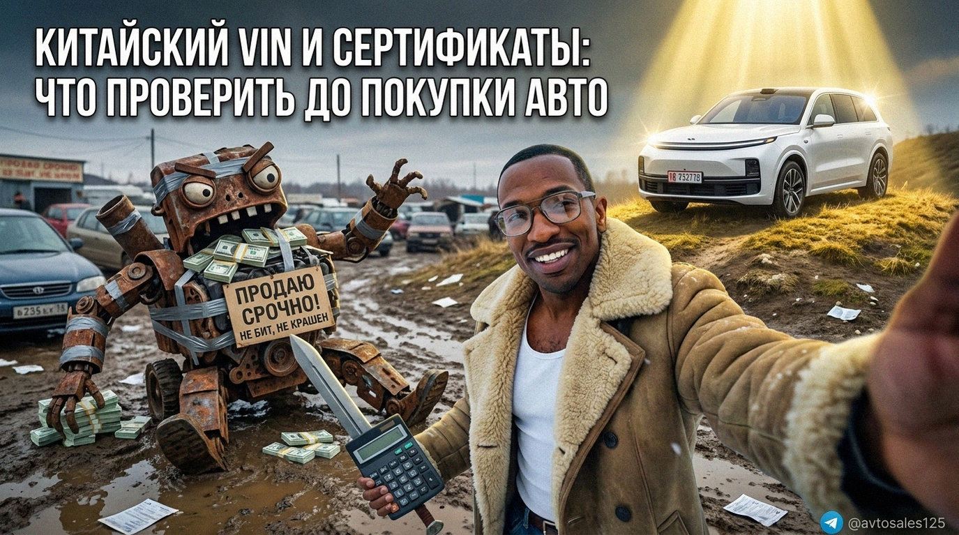 Проверка китайского VIN кода и сертификатов перед покупкой автомобиля