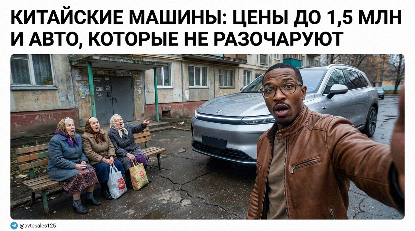 Надежные китайские автомобили стоимостью до 1,5 миллионов рублей