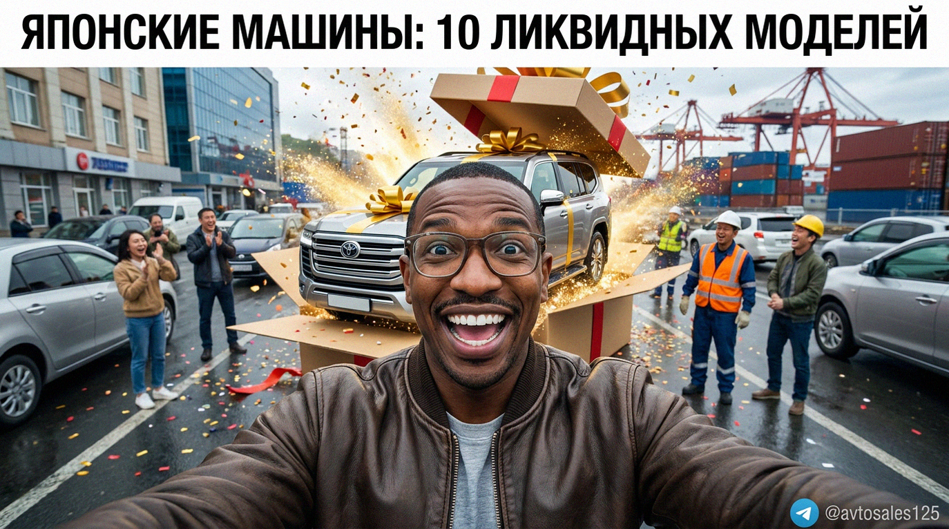 Японские машины на авторынке Владивостока - топ 10 ликвидных моделей