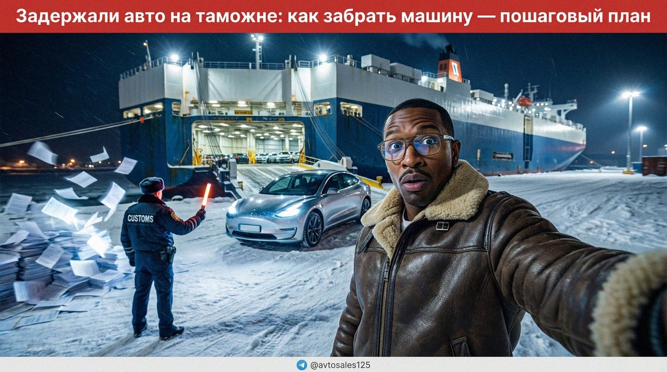 Пошаговый план действий если автомобиль задержали на таможне