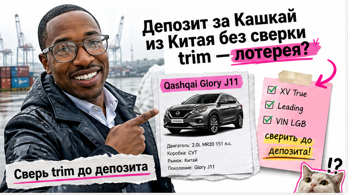 Герой Авто-Сейлс у кроссовера Qashqai, чек-лист комплектаций до депозита, Владивосток